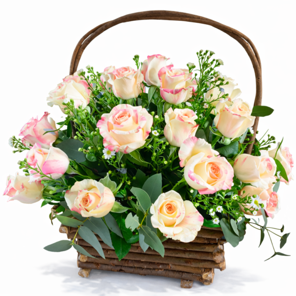 Kaleidoscope Rose Basket