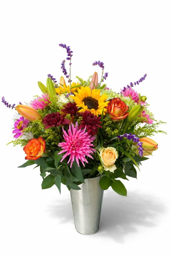 Industrial- Chic Seasonal Bloom Bucket