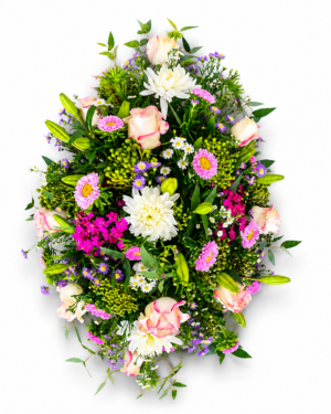 Bouquet: Graceful Oval Tribute