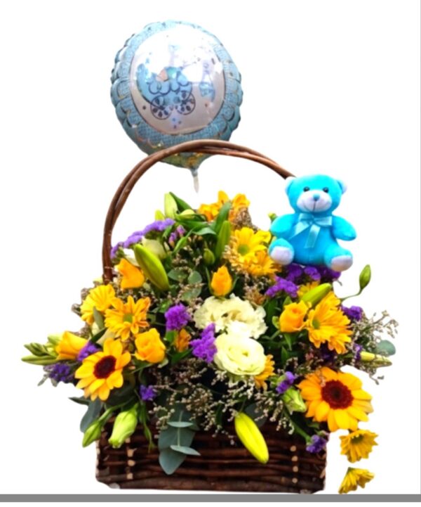 Baby Boy/Girl Basket Arrangement