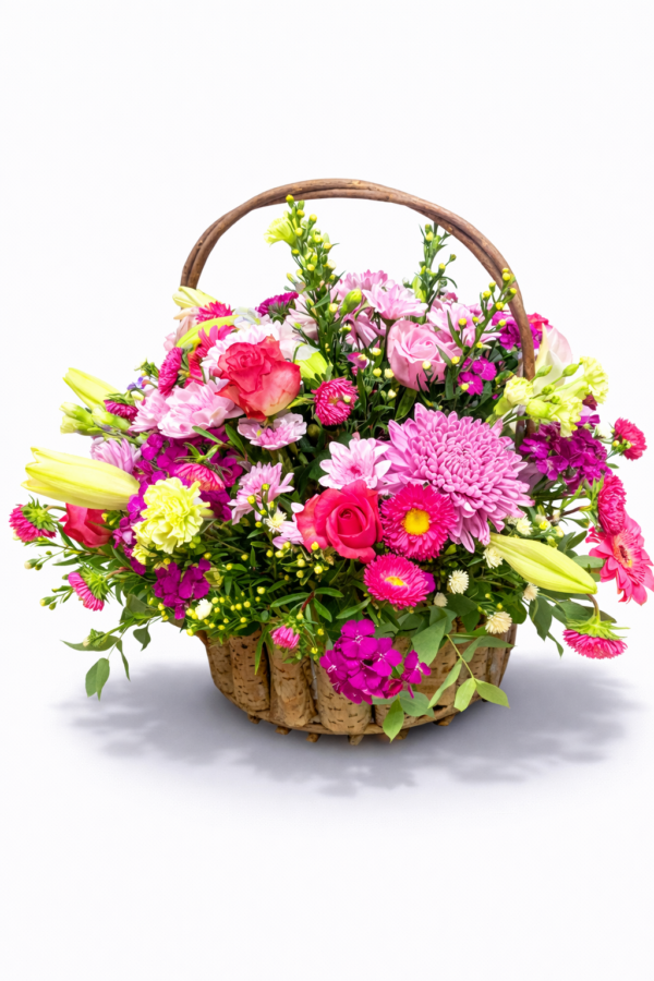 Grand Mix Flowers Basket